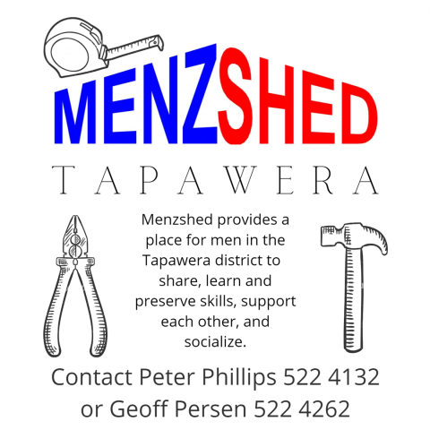 MenzShed Tapawera